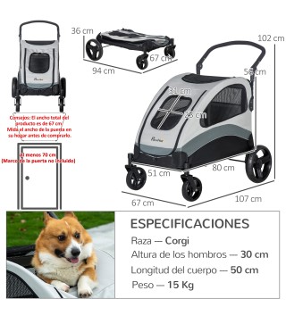 Cochecito para Mascotas