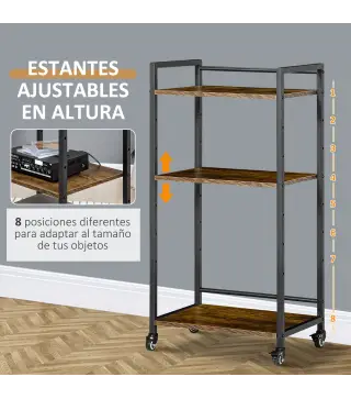 Estantería con Ruedas