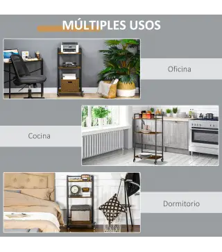 Estantería con Ruedas