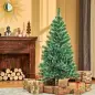 Árbol de Navidad Artificial de 150 cm con 416 Ramas Decoración Navideña para Interior Fiestas Ø75x150 cm Verde