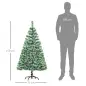 Árbol de Navidad Artificial de 150 cm con 416 Ramas Decoración Navideña para Interior Fiestas Ø75x150 cm Verde