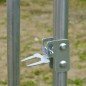 Gallinero de Exterior Grande para 6-12 Gallinas de Acero Galvanizado con Techo de Tela Oxford 2,8x3,8x1,97m Plata Gallinero de Exterior Grande para 6-12 Gallinas de Acero Galvanizado con Techo de Tela Oxford 2,8x3,8x1,97m Plata