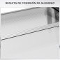 Marquesina Exterior para Puertas y Ventanas 303x96 cm Tejadillo de Protección Policarbonato Transparente