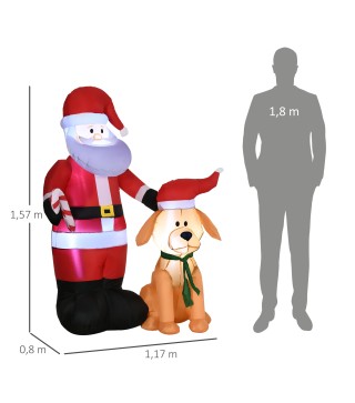 Papá Noel Inflable