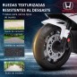 Moto Eléctrica con Licencia HONDA para 3-5 Años con Faros Bocina Música y Ruedas Auxiliares 90x44x52 cm Blanco