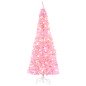 Árbol de Navidad Artificial con 618 Ramas 300 Luces LED IP20 Decoración Navideña para Interiores Ø63x180 cm Rosa