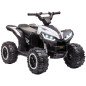 Quad Eléctrico para Niños de 3-5 Años Vehículo Eléctrico a Batería 12V con 2 Motores 83x53x55,5 cm Negro y Blanco Quad Eléctrico para Niños de 3-5 Años Vehículo Eléctrico a Batería 12V con 2 Motores 83x53x55,5 cm Negro y Blanco
