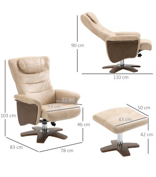 Sillón Reclinable Otomana