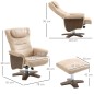 Sillón Reclinable Otomana Sillón Reclinable Otomana