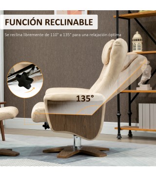 Sillón Reclinable Otomana