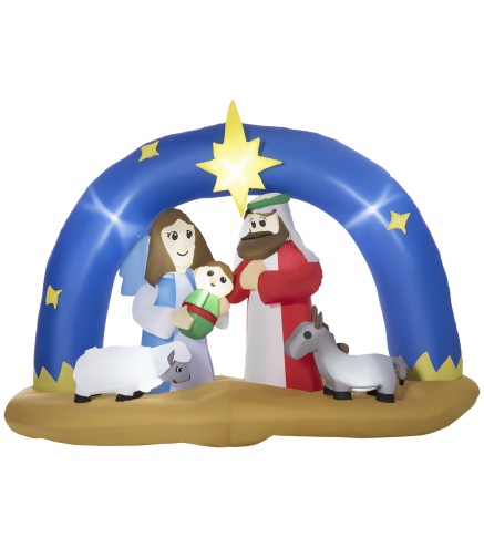 Decoración Navideña Inflable