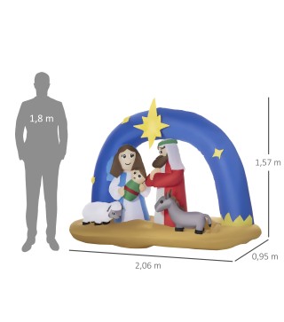 Decoración Navideña Inflable