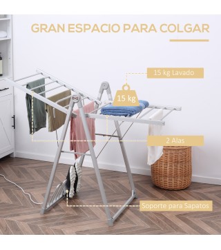 Tendedero Eléctrico Plegable