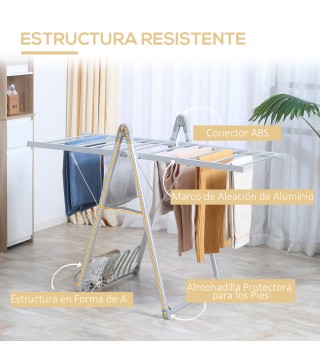 Tendedero Eléctrico Plegable
