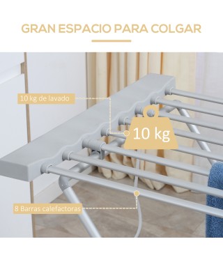 Tendedero Eléctrico Plegable