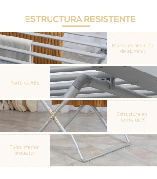 Tendedero Eléctrico Plegable