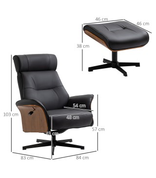 Sillón Reclinable Otomana