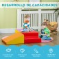 Juego de 6 Bloques de Espuma para Niños de 12-36 Meses Juguete Educativo de Construcción 150x100x24 cm Multicolor