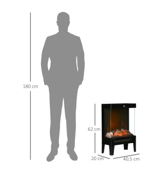 Chimenea Eléctrica Vertical