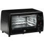 Horno Eléctrico Sobremesa 10L 750W Horno Eléctrico Pequeño Temperatura 230 ℃ y Temporizador 36,5x26x22 cm Negro