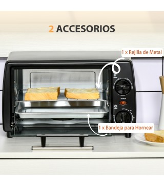 Horno Eléctrico Sobremesa