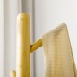 Perchero de Pasillo Moderno con 8 Ganchos para Ropas Bolsas Perchero de Árbol para Entrada Ø37,8x175,6 cm Natural