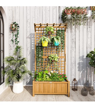 Jardinera con Enrejado