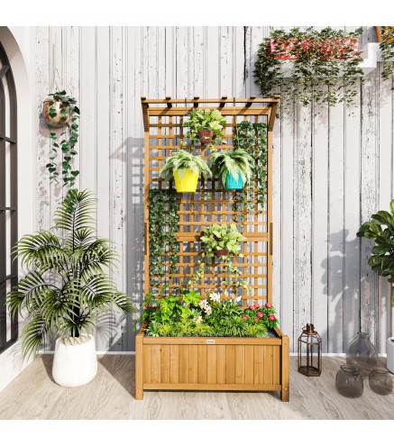 Jardinera con Enrejado