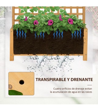 Jardinera con Enrejado