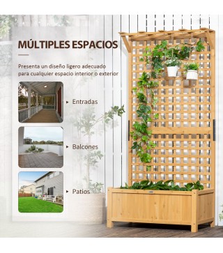 Jardinera con Enrejado