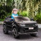 Coche Eléctrico SUV para 3-6 Años Coche de Batería 12V con 2 Motores Mando a Distancia 110x68x52 cm Negro