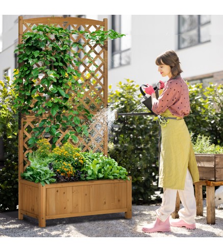 Jardinera con Enrejado