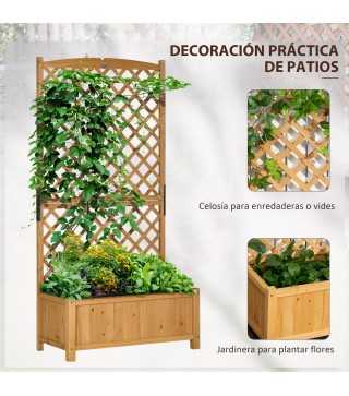 Jardinera con Enrejado