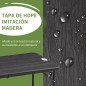 Mesa de Comedor Exterior Plegable para 4 Personas con Altura Ajustable y Marco de Acero 118x60x56-74 cm Gris Oscuro Mesa de Comedor Exterior Plegable para 4 Personas con Altura Ajustable y Marco de Acero 118x60x56-74 cm Gris Oscuro