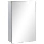 Armario de Baño con Espejo Armario de Pared con 3 Estantes de Almacenamiento para Ducha Aseo 39x12x60 cm Plata Armario de Baño con Espejo Armario de Pared con 3 Estantes de Almacenamiento para Ducha Aseo 39x12x60 cm Plata