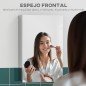 Armario de Baño con Espejo Armario de Pared con 3 Estantes de Almacenamiento para Ducha Aseo 39x12x60 cm Plata Armario de Baño con Espejo Armario de Pared con 3 Estantes de Almacenamiento para Ducha Aseo 39x12x60 cm Plata