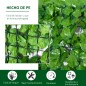Seto Artificial en Rollo 3x1,5 m para Valla Balcón Barandilla Valla de Privacidad Planta Decorativa PE