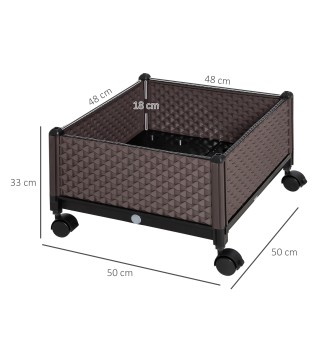 Jardinera con Ruedas