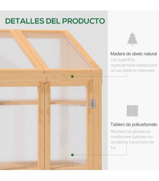 Invernadero de Madera
