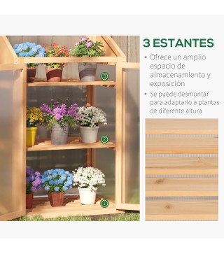 Invernadero de Madera