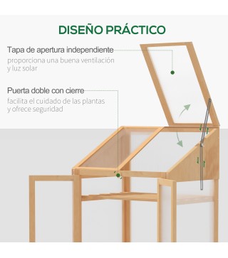 Invernadero de Madera