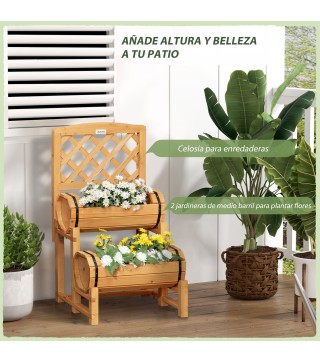 Jardinera con Enrejado