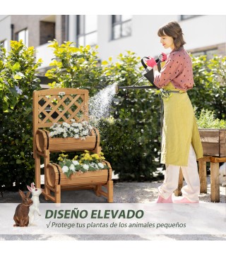 Jardinera con Enrejado