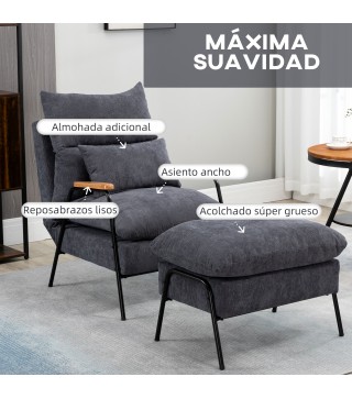 Sillón con Reposapiés