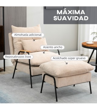 Sillón con Reposapiés