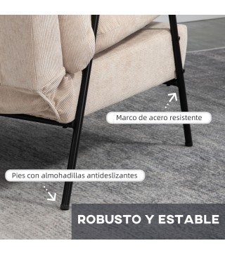 Sillón con Reposapiés