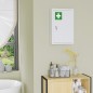 Botiquín de Pared Armario de Medicinas de Acero Armario con 3 Estantes y 2 Llaves para Baño 30x14x46 cm Blanco