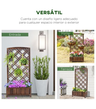 Jardinera con Enrejado