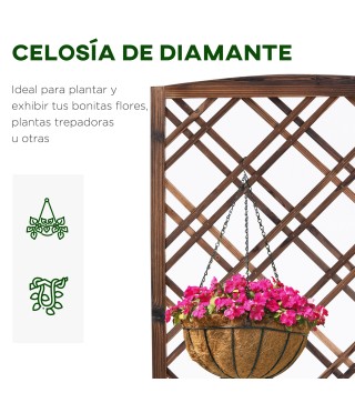 Jardinera con Enrejado
