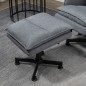 Sillón de Masaje Relax Eléctrico con Reposapiés con Mando a Distancia y 8 Zonas de Masaje 78x93x99 cm Gris